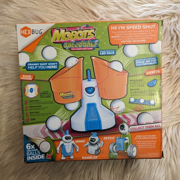 NEW Hex Big Mobots Speed Shot Family Game - Picture 3 of 3